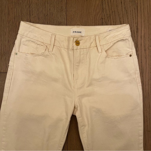 Frame Le crop mini boot off white size 26 - Picture 3 of 9